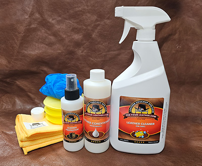 Leather Cleaning and Protection Kit - Large 